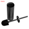 Gebürsteter und schwarzer Nickel-Lack-Sprühen, Haushalt, Badezimmer, Edelstahl 304#, Toilettenbürstenhalter, mattierter Toiletten-Reinigungsbürstenhalter, WC-Reinigungsbürstenhalter
