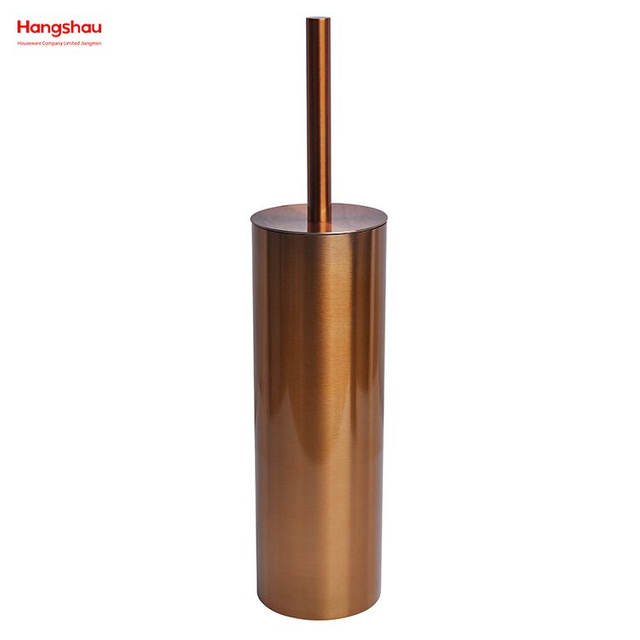 Haushalt Badezimmer Edelstahl Gebürstet Und Bronze Lack Sprühen Toilettenbürstenhalter Matte Toilettenreinigungsbürstenhalter WC Sauberer Bürstenhalter