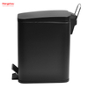 5L Haushalt Quadrat Badezimmer Mülleimer Für Innen Mülleimer Metall Pulver Beschichtung Abfall Bin Staub Bins Pedal Morden Stil mülleimer Mülleimer
