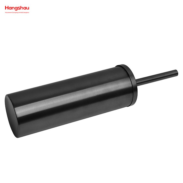 Gebürsteter und schwarzer Nickel-Lack-Sprühen, Haushalt, Badezimmer, Edelstahl 304#, Toilettenbürstenhalter, mattierter Toiletten-Reinigungsbürstenhalter, WC-Reinigungsbürstenhalter