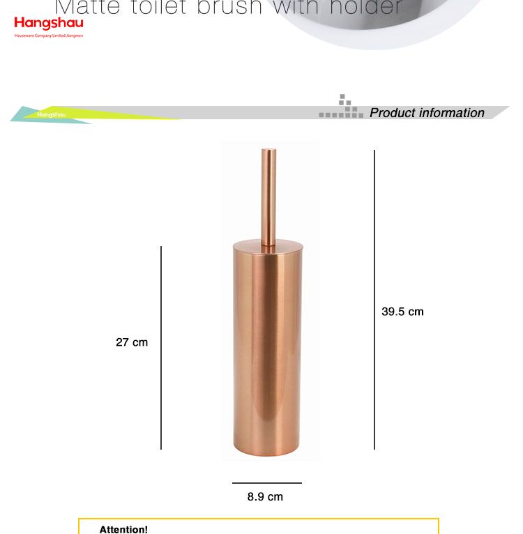 Luxuriöse Stand-Toilettenbürste für das Badezimmer