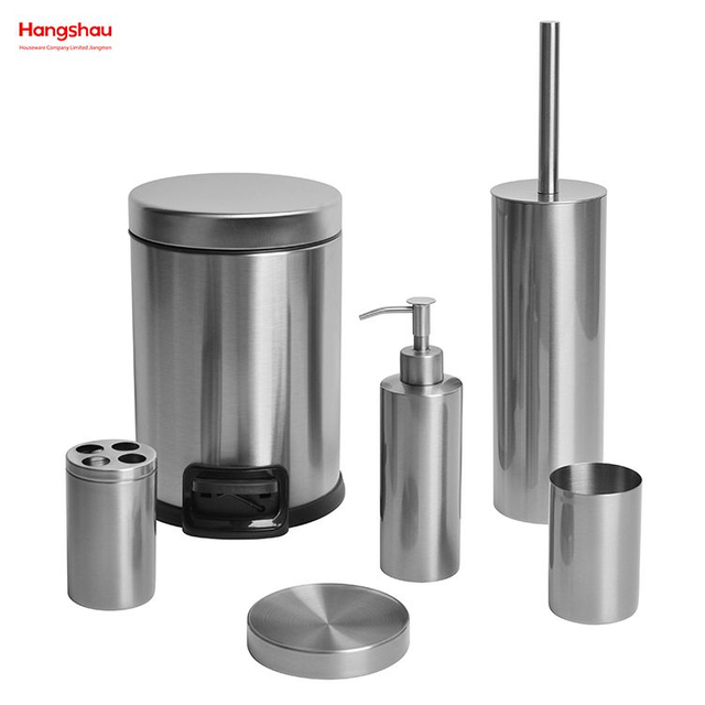 Matt mit Anti-Fingerabdruck-Badezimmer-Accessoires, luxuriöses Set, luxuriöser Familien-Seifenspender, Zahnbürstenhalter, Becher, Seifenschale, Toilettenbürstenhalter aus Keramik 