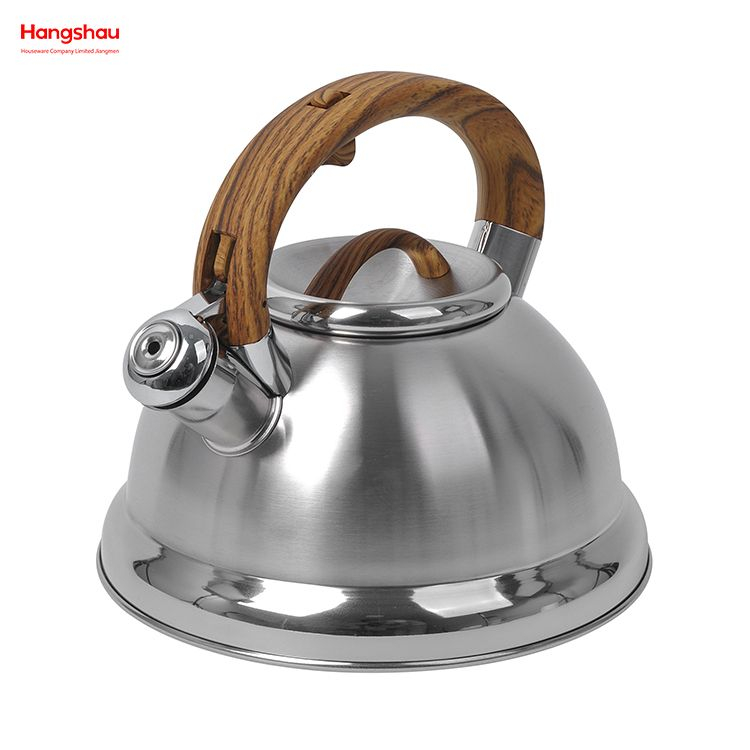 Simulation Holzgriff Malerei Teekessel Edelstahl Großhandel Custom Arabisch Camping Hotel Herdplatte Übergießtopf Heißes Wasser Kaffeepfeifen 