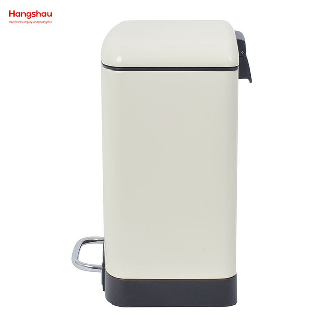 6L Home Kitchen Soft Close Edelstahl Leicht zu reinigender Metall-Mülleimer mit Fußpedal