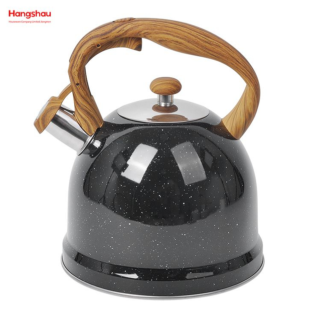 Simulation Holzgriff Malerei Heißer Wasser Tee Topf Edelstahl Wasserkocher Tee Wasserkocher Pfeifen Wasserkocher Für Hause