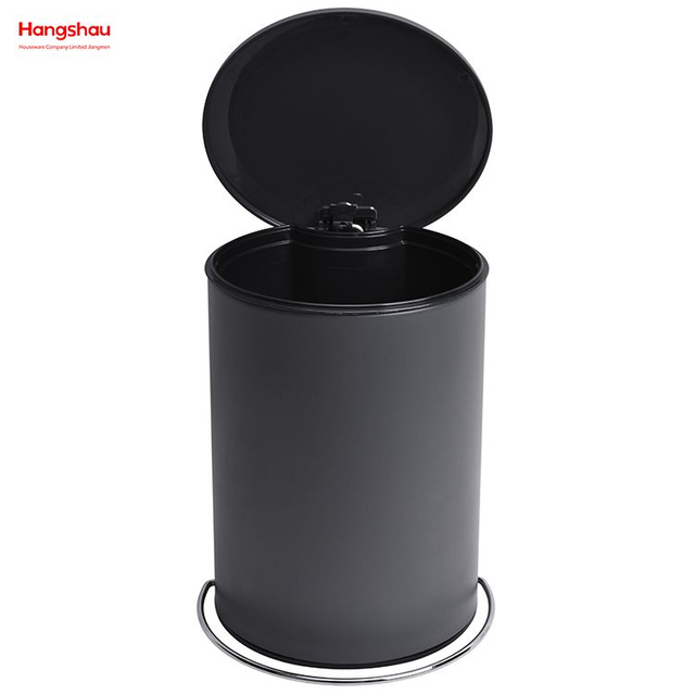 3L Kunststoff Einfacher Fußpedal Haushaltspedal-Abfallbehälter Für Innenmülleimer Badezimmer Metall-Mülleimer Pulverbeschichtung Morden-Stil Mülleimer Mülleimer Staubbehälter Patentdesign 