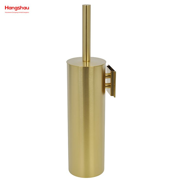 Golden Lack sprüht Haushaltsbad Edelstahl 304 Wandmontierte Toilettenbürstenhalter