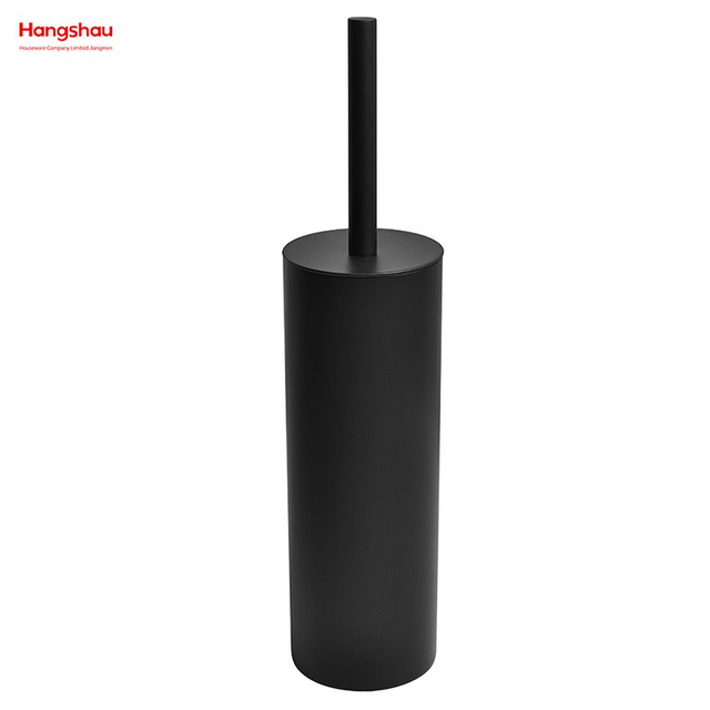 Mattschwarzer Lacksprüh-Haushaltsbadezimmer-Edelstahl 304# Toilettenbürstenhalter Mattierter Toiletten-Reinigungsbürstenhalter WC-Reinigungsbürstenhalter