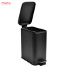 5L Haushalt Quadrat Badezimmer Mülleimer Für Innen Mülleimer Metall Pulver Beschichtung Abfall Bin Staub Bins Pedal Morden Stil mülleimer Mülleimer