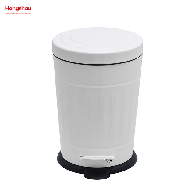 5L Metall Pulver Beschichtung Haushalt Pedal Mülleimer Staubbehälter Morden Stil Mülleimer Mülleimer Für Indoor Mülleimer badezimmer Mülleimer