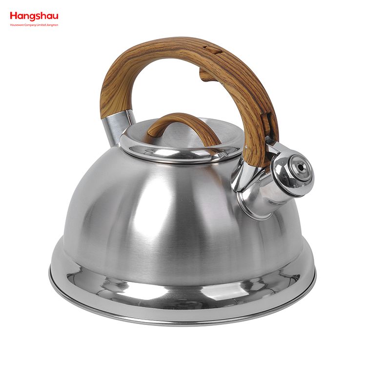 Simulation Holzgriff Malerei Teekessel Edelstahl Großhandel Custom Arabisch Camping Hotel Herdplatte Übergießtopf Heißes Wasser Kaffeepfeifen 