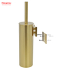 Golden Lack sprüht Haushaltsbad Edelstahl 304 Wandmontierte Toilettenbürstenhalter