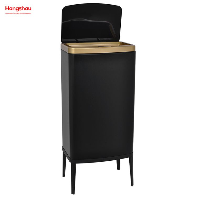Automatischer Mülleimer mit Sensor, Kunststoff-Mülltonne, intelligenter Küchenabfall, Staub, Mülleimer, Induktions-Abfallbehälter