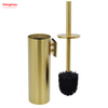 Golden Lack sprüht Haushaltsbad Edelstahl 304 Wandmontierte Toilettenbürstenhalter