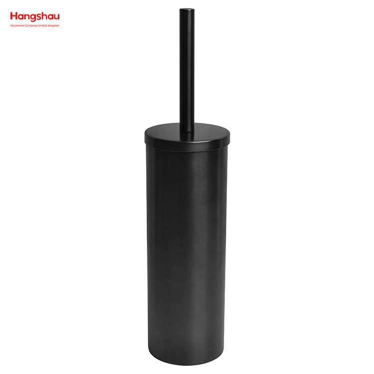 Gebürsteter und schwarzer Nickel-Lack-Sprühen, Haushalt, Badezimmer, Edelstahl 304#, Toilettenbürstenhalter, mattierter Toiletten-Reinigungsbürstenhalter, WC-Reinigungsbürstenhalter