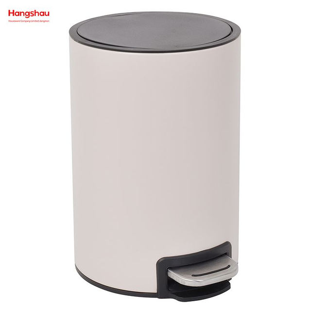 Badezimmer-Mülleimer, Metall, Morden-Stil, Mülleimer, Haushalts-Abfallbehälter für den Innenbereich, Pulverbeschichtung, Pedal-Abfallbehälter, Küchen-Mülleimer 